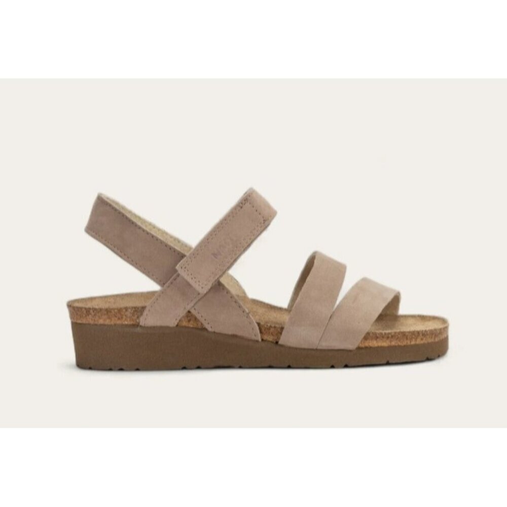 NAOT Kayla Leather Comfort Sandals Beige Taupe Cork Footbed Women EU 41 US 10 - Picture 14 of 14